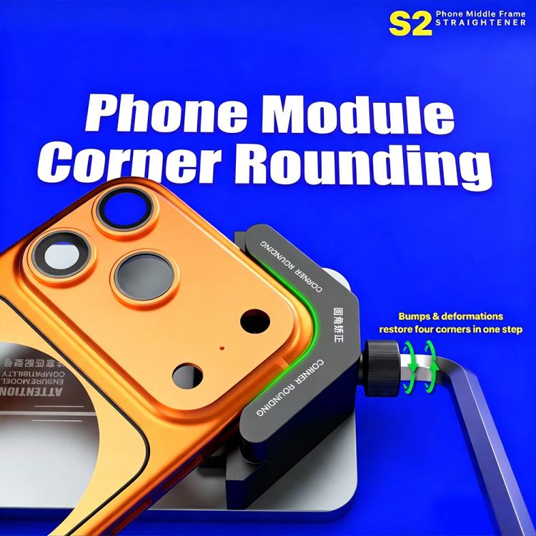 MECHANIC S2 Straight Edge and Rounded Corner 2 in 1 Mobile Phone Frame Deformation Corrector, MECHANIC S2