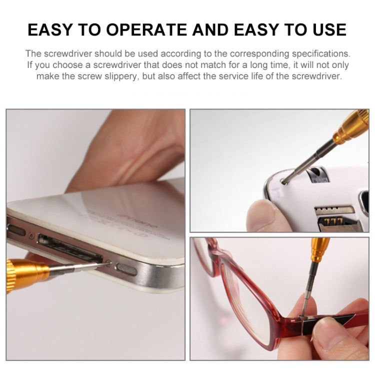 JF-658-1.5 Metal Mobile Phone Repair Tool Phillips Screwdriver, 1.5 Cross