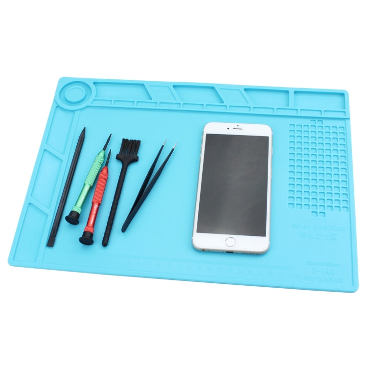Maintenance Platform High Temperature Heat-resistant Repair Insulation Pad Silicone Mats, Size: 34.8cm x 25cm, S-140 (34.8cm x 25cm)