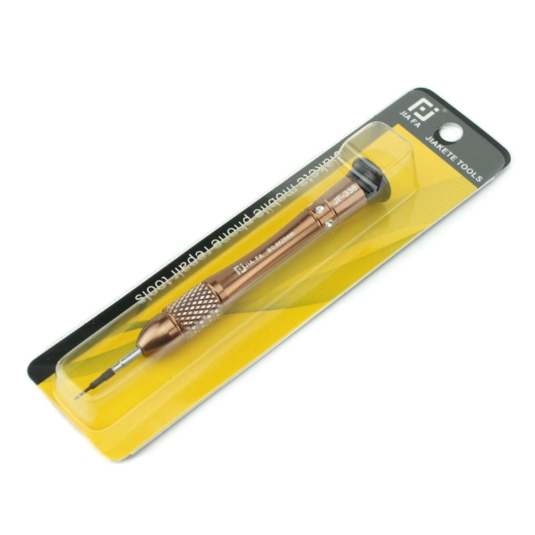 JIAFA JF-338-T2 Torx T2 Mobile Phone Repair Screwdriver, T2 Torx (Brown), T2 Torx (Gold)