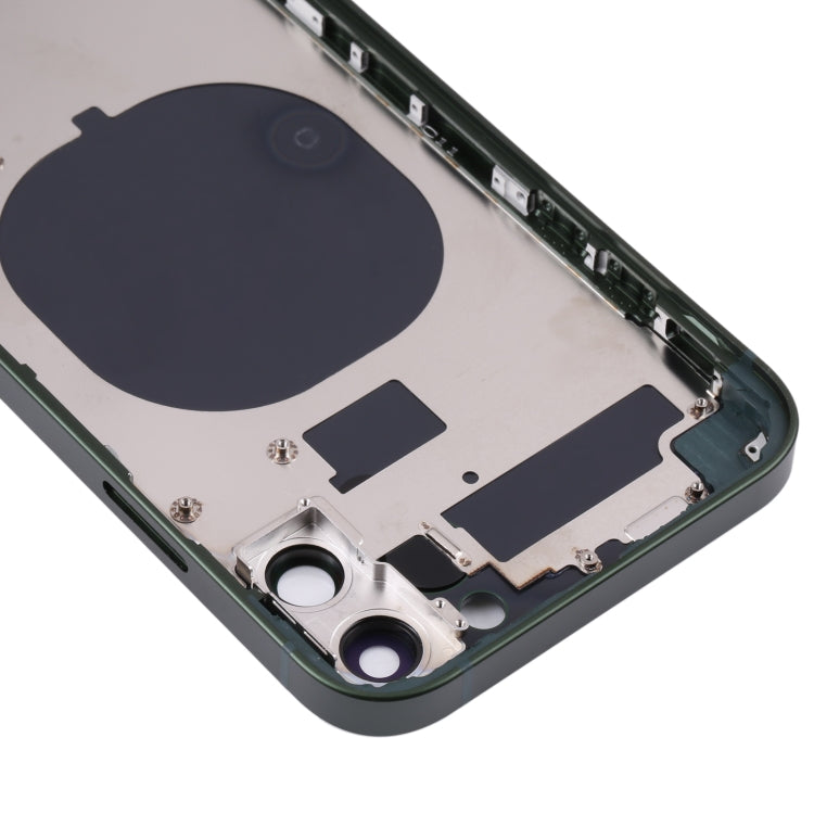 Frosted Frame Back Housing Cover with Appearance Imitation of iP13 Pro for iPhone 11, for iPhone 11(Frosted Frame,Green)