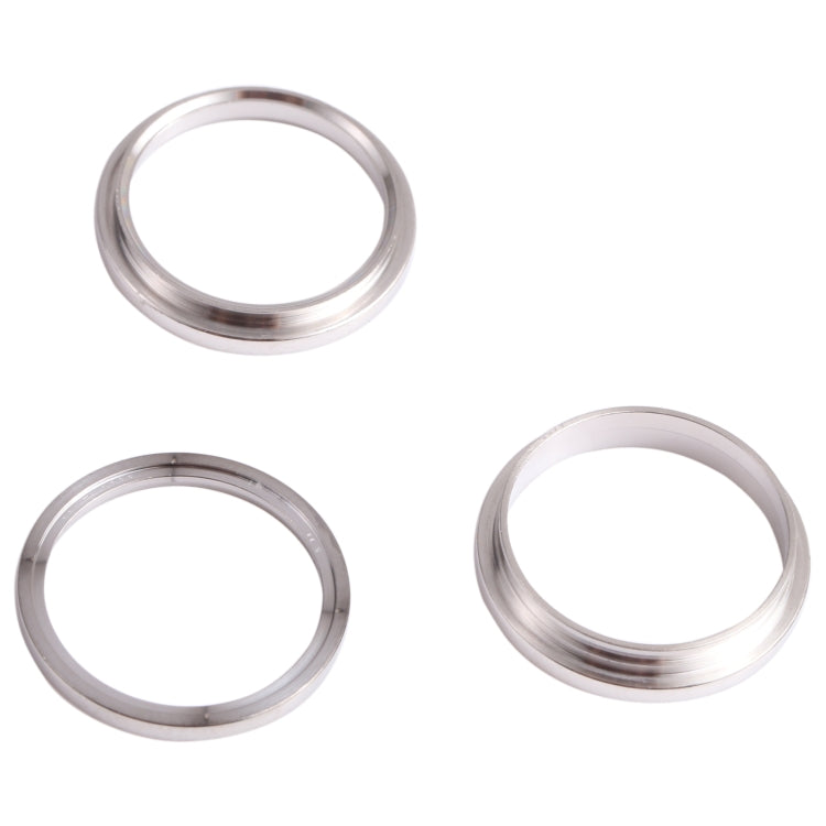 3 PCS Rear Camera Glass Lens Metal Outside Protector Hoop Ring for iPhone 13 Pro Max, For iPhone 13 Pro Max