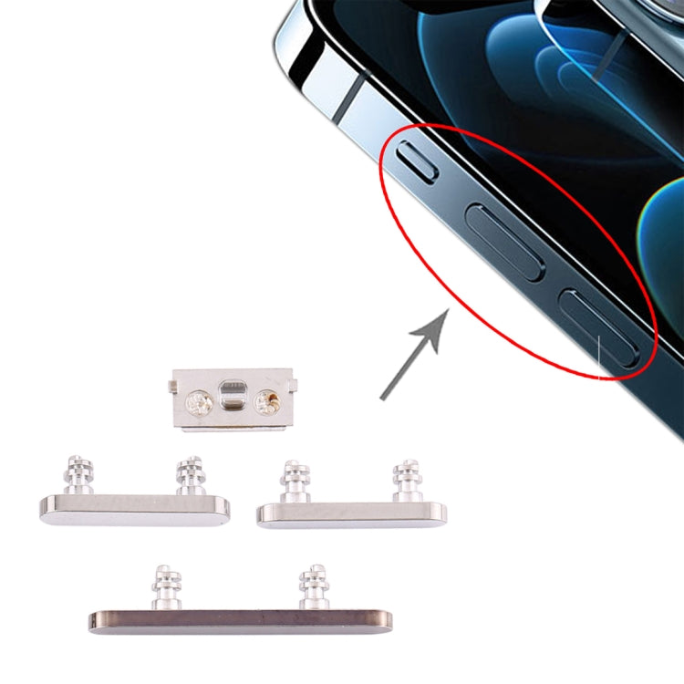 Power Button and Volume Control Button for iPhone 12 Pro Max, For iPhone 12 Pro Max