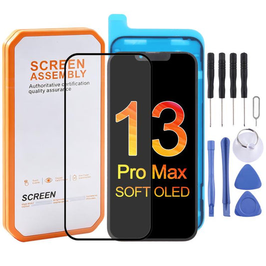 HXL Soft OLED Screen For iPhone 13 Pro Max, For iPhone 13 Pro Max