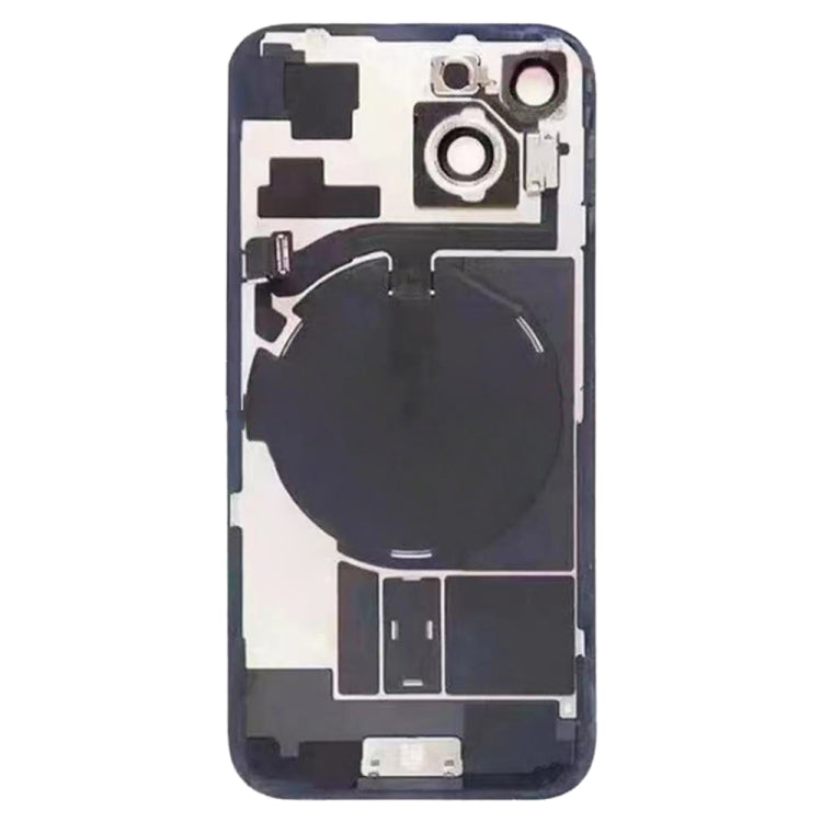 For iPhone 15 Glass Battery Back Cover with Flash Bracket + Wireless Charging Module, For iPhone 15