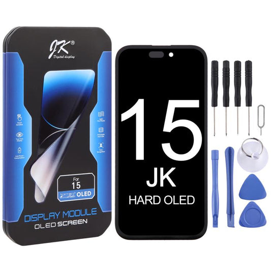 JK Hard OLED Screen For iPhone 15, For iPhone 15