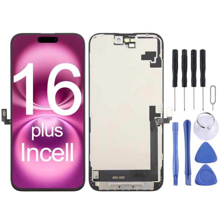 For iPhone 16 Plus HD+ incell Screen with Digitizer Full Assembly, For iPhone 16 Plus(HD+ incell)