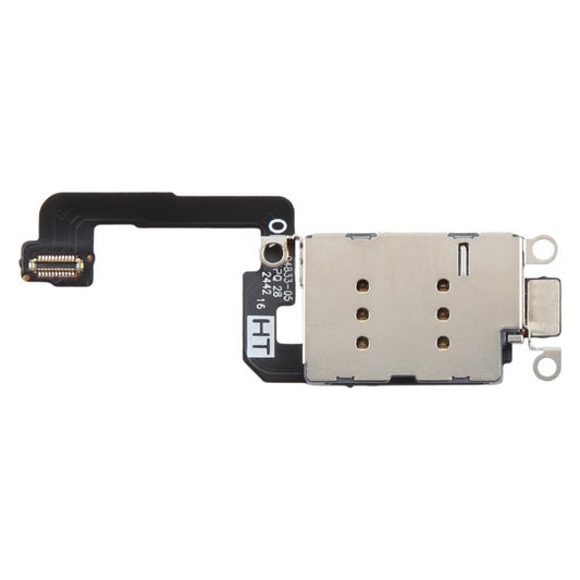 For iPhone 16 Dual SIM Card Holder Socket with Flex Cable, For iPhone 16 (Dual Card)