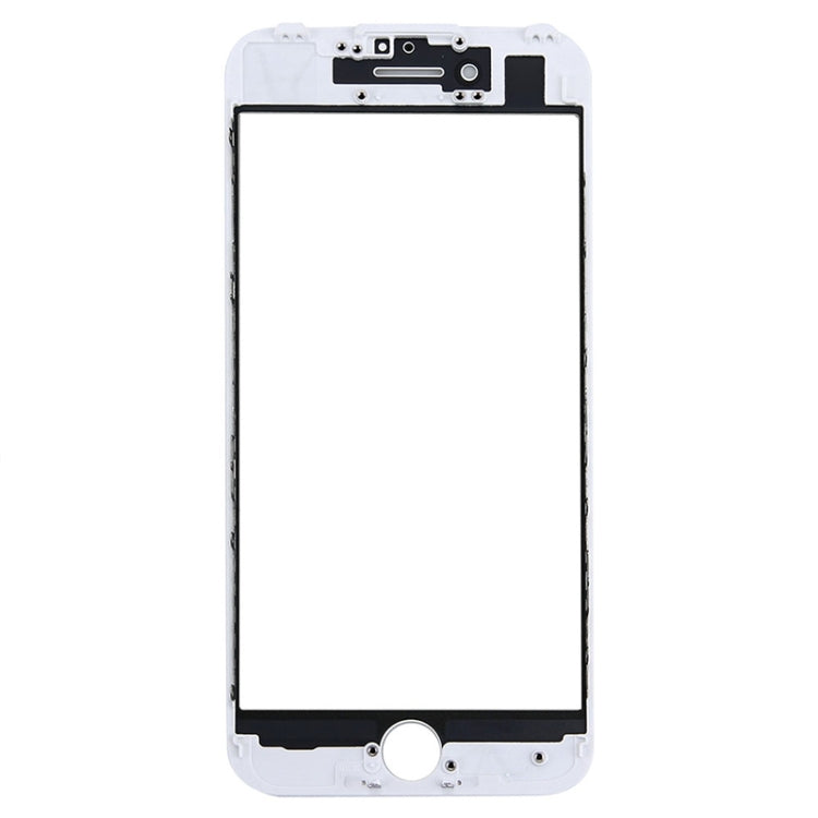 Front Screen Outer Glass Lens with Front LCD Screen Bezel Frame for iPhone 7 , For iPhone 7 (Frame)