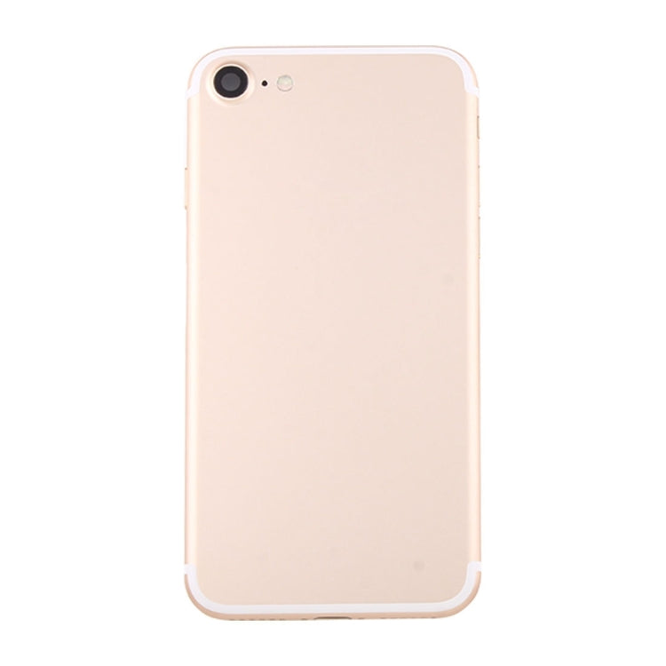 Battery Back Cover Assembly with Card Tray for iPhone 7, For iPhone 7 (Full Assembly), For iPhone 7 (Jet Black), For iPhone 7