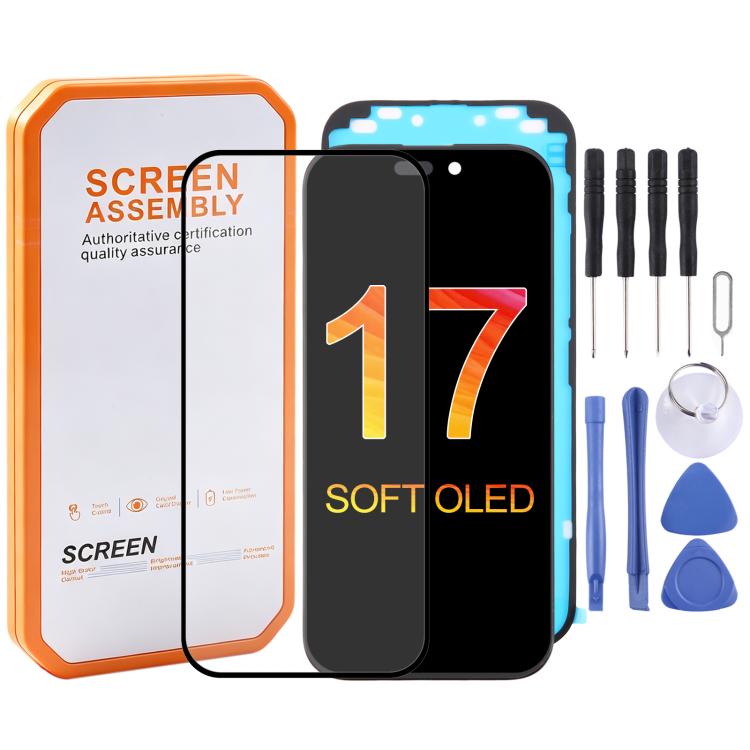 HXL Soft OLED Screen For iPhone 17, For iPhone 17