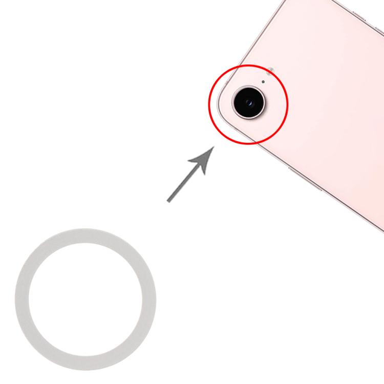 For iPhone 17e Rear Camera Glass Lens Metal Outside Protector Hoop Ring, For iPhone 17e