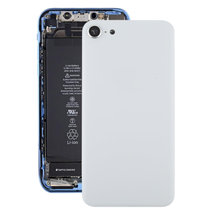 Glass Battery Back Cover with Camera Lens Frame for iPhone SE 2020, For iPhone SE 2020