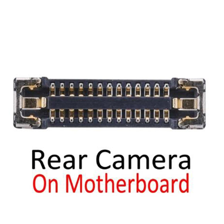 Rear Back Camera FPC Connector On Motherboard for iPhone X, For iPhone X