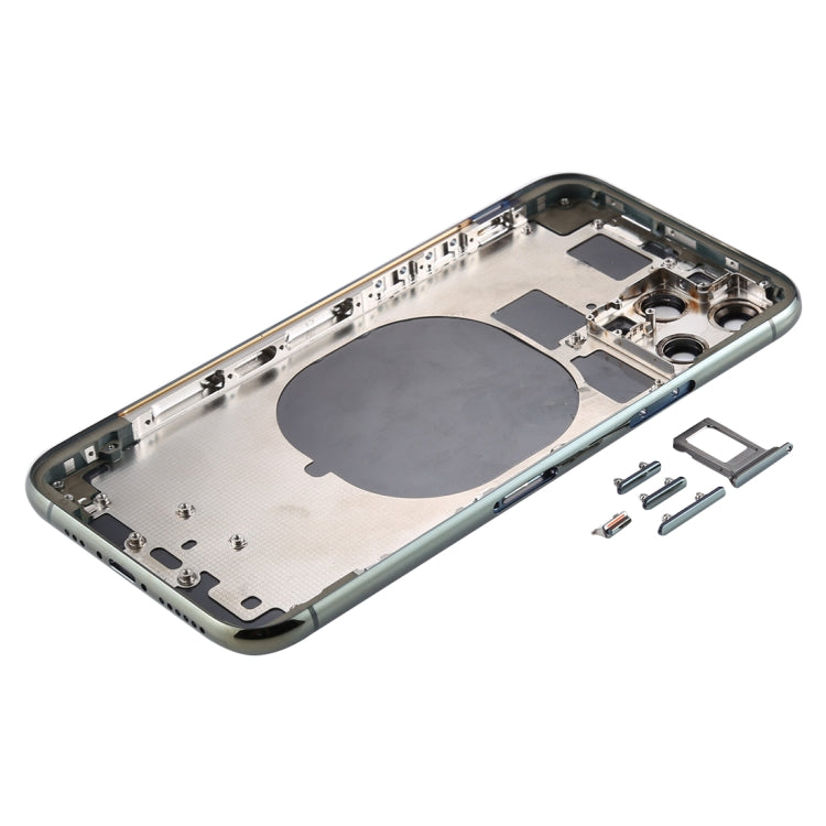 Back Housing Cover with SIM Card Tray & Side keys & Camera Lens for iPhone 11 Pro, For iPhone 11 Pro (Camera Lens), For iPhone 11 Pro (with Camera Lens)