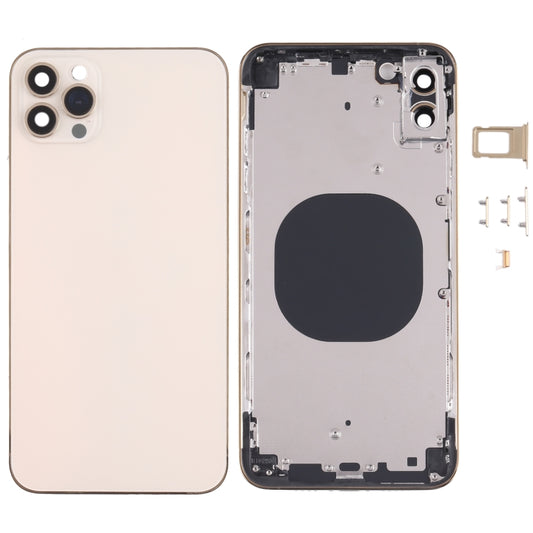 Back Housing Cover with Appearance Imitation of iP13 Pro Max for iPhone XS Max, for iPhone XS Max(Gold), for iPhone XS Max(Blue, for iPhone XS Max(White), for iPhone XS Max(Black)
