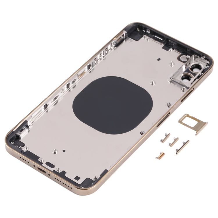 Back Housing Cover with Appearance Imitation of iP13 Pro Max for iPhone XS Max, for iPhone XS Max(Gold), for iPhone XS Max(Blue, for iPhone XS Max(White)
