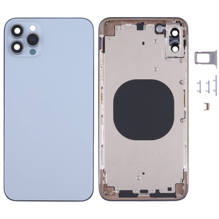 Back Housing Cover with Appearance Imitation of iP13 Pro Max for iPhone XS Max, for iPhone XS Max(Gold), for iPhone XS Max(Blue, for iPhone XS Max(White)