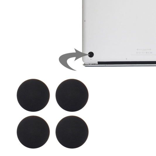 4 PCS for Macbook Pro Retina 13.3 inch & 15.4 inch (2012-Early 2015) A1398 & A1425 & A1502 Bottom Case Rubber Mats, A1398 & A1425 & A1502