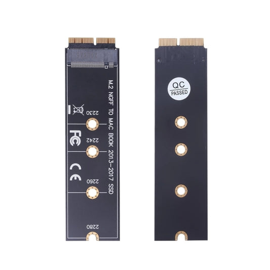 M.2 PCIE NVME SSD to Mac Book Air Pro 2013-2017 SSD Hard Drive Adapter Board For A1465 A1466 A1398 A1502, M.2 PCIE NVME SSD to SSD