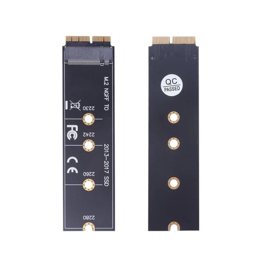 M.2 PCIE NVME SSD to Mac Book Air Pro 2013-2017 SSD Hard Drive Adapter Board For A1465 A1466 A1398 A1502, M.2 PCIE NVME SSD to SSD