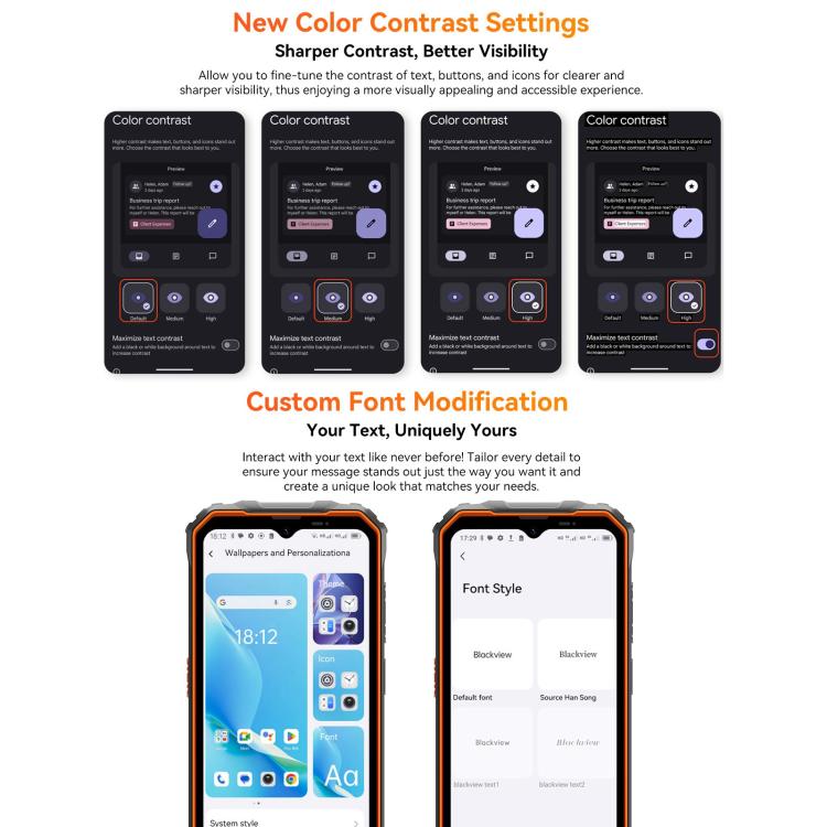 Blackview Oscal Marine 2, 4GB+64GB, 6.56 inch Android 15 Unisoc UMS9230E T615 Octa Core, Network: 4G, OTG, NFC, 4GB+64GB