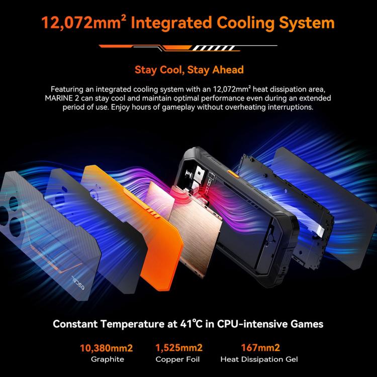 Blackview Oscal Marine 2, 8GB+256GB, 6.56 inch Android 15 Unisoc UMS9230E T615 Octa Core, Network: 4G, OTG, NFC, 8GB+128GB