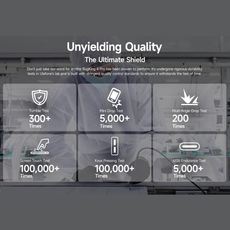 Ulefone RugKing 4 Pro, 8GB+256GB, IP68/IP69K Rugged Phone, 6.56 inch Android 15 Unisoc T7250 Octa Core, Network: 4G, NFC, OTG, RugKing 4 Pro, RugKing 4 Pro, 8GB+256GB