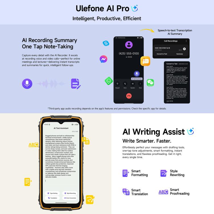 Ulefone RugKing 4 Pro, 8GB+256GB, IP68/IP69K Rugged Phone, 6.56 inch Android 15 Unisoc T7250 Octa Core, Network: 4G, NFC, OTG, RugKing 4 Pro, RugKing 4 Pro, 8GB+256GB