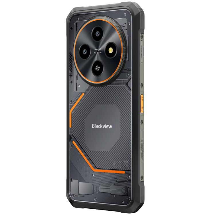 Blackview FORT 2 Rugged Phone, 8GB+128GB, 6.56 inch Android 15 MediaTek MT6769V/CB Helio G81 Octa Core, Network: 4G, OTG, NFC, 8GB+128GB