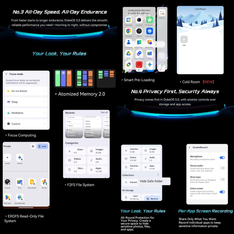 Blackview FORT 2 Rugged Phone, 8GB+256GB, 6.56 inch Android 15 MediaTek MT6769V/CB Helio G81 Octa Core, Network: 4G, OTG, NFC, 8GB+256GB