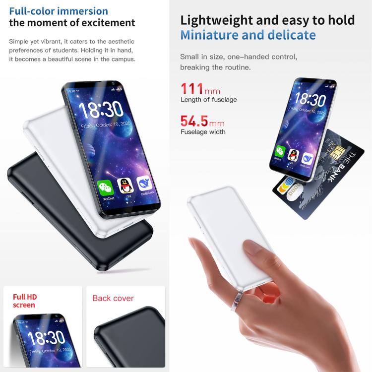 DOOV M2, 6GB+128GB, 4 inch Android 12 Mediatek MT6765 Octa Core, Network: 4G, without Camera, Without Camera
