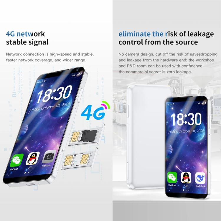 DOOV M2, 6GB+128GB, 4 inch Android 12 Mediatek MT6765 Octa Core, Network: 4G, without Camera, Without Camera