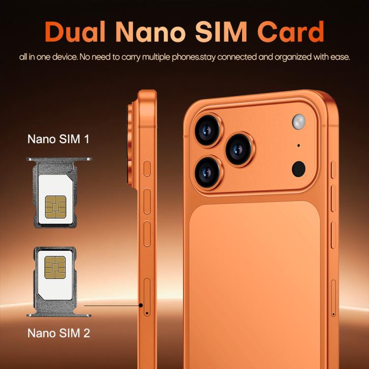 i17 Pro Max / A19, 4GB+64GB, 6.85 inch Android 8.1 MTK6762 Octa Core, Network: 4G, Dual SIM, US Plug, US Plug