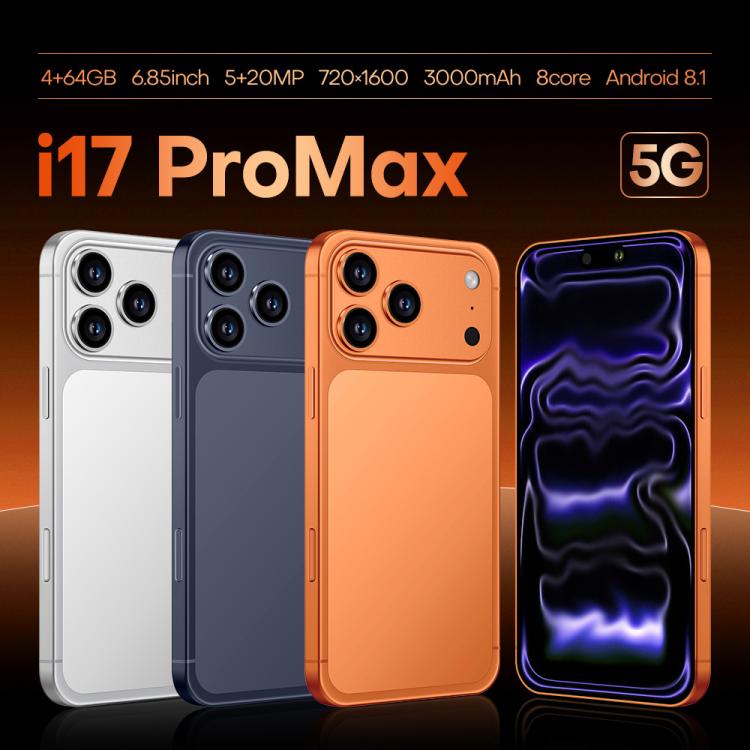 i17 Pro Max / A19, 4GB+64GB, 6.85 inch Android 8.1 MTK6762 Octa Core, Network: 4G, Dual SIM, US Plug, US Plug