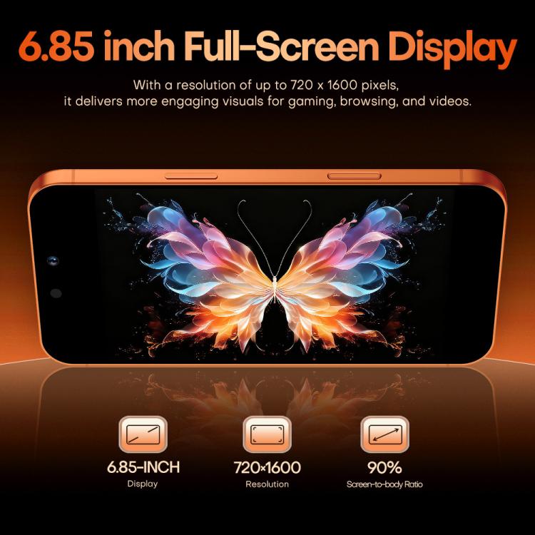 i17 Pro Max / A19, 4GB+64GB, 6.85 inch Android 8.1 MTK6762 Octa Core, Network: 4G, Dual SIM, US Plug, US Plug