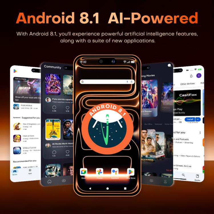 i17 Pro Max / A19, 4GB+64GB, 6.85 inch Android 8.1 MTK6762 Octa Core, Network: 4G, Dual SIM, US Plug, US Plug