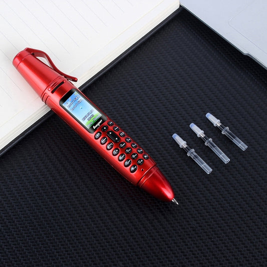 Multifunctional Remote Noise Reduction Back-clip Recording Pen with 0.96 inch Color Screen, Dual SIM Dual Standby, Support Bluetooth, GSM, LED Light, Handwriting