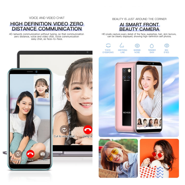 Face Identification, 3.46 inch Android 9.0 MTK6739CW Quad Core up to 1.28GHz, Dual SIM, Bluetooth, WiFi, GPS, Network: 4G, 3GB+64GB, S10H 3GB+64GB