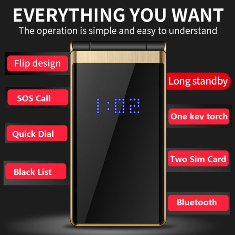 2.4 inch, 5800mAh Battery, Support FM, SOS, External Time Display, GSM, Family Number, Big Keys, Dual SIM