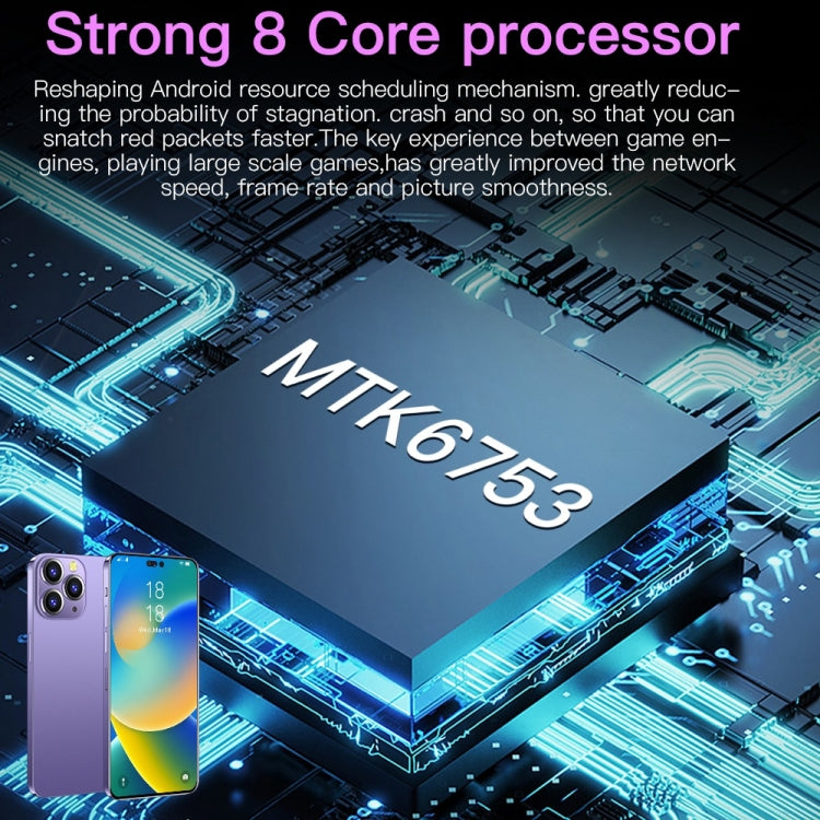 Face Identification, Android 8.1 MTK6753 Octa Core, Network: 4G, 3GB+32GB,Dynamic Island Screen