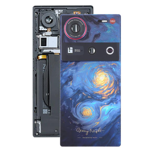 For ZTE nubia Z70 Ultra NX733J NX736J Glass Battery Back Cover with Camera Lens Cover, For ZTE nubia Z70 Ultra