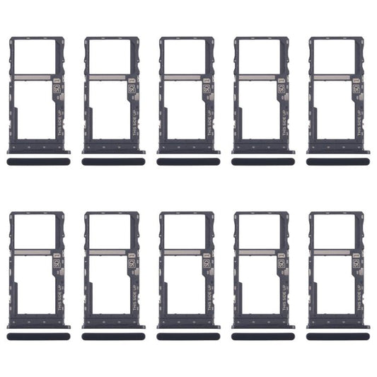 For Motorola Moto G 2022 10pcs Original SIM + Micro SD Card Tray, For Motorola Moto G 2022(10pcs)