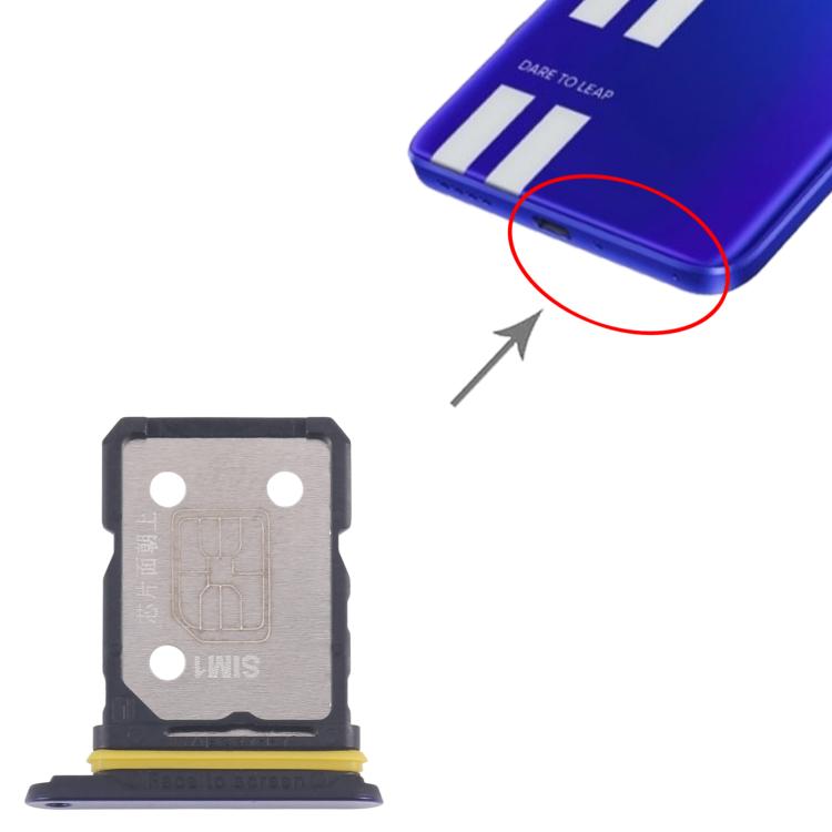 For Realme GT Neo 3 10pcs Original SIM Card Tray + SIM Card Tray, For Realme GT Neo 3(Original)