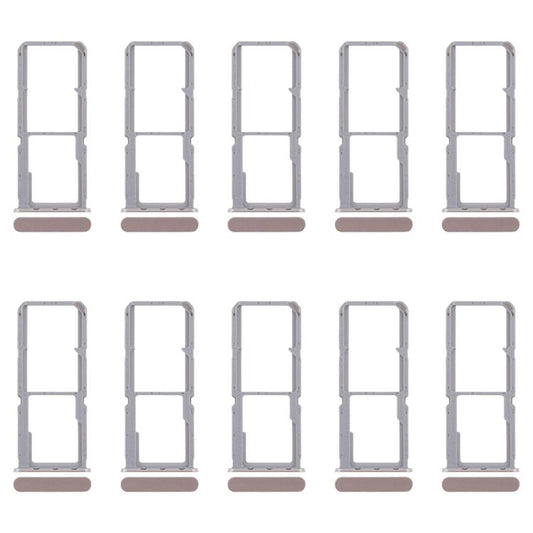 For OPPO Reno7 4G CPH2363 10pcs Original SIM Card Tray + SIM Card Tray + Micro SD Card Tray, For OPPO Reno7 4G (Original)