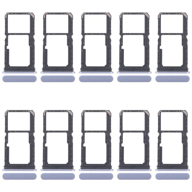 For OPPO F25 Pro 10pcs Original SIM Card Tray + SIM Card Tray / Micro SD Card Tray, For OPPO F25 Pro (Original)