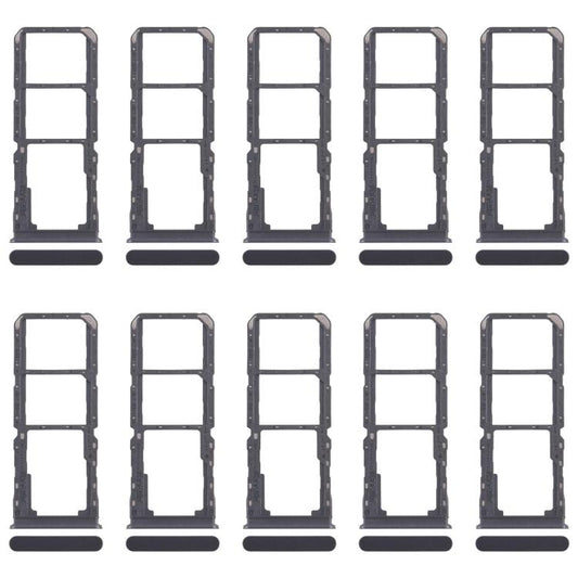 For Realme 11 5G RMX3780 10pcs Original SIM Card Tray + SIM Card Tray + Micro SD Card Tray, For Realme 11 5G(Original)