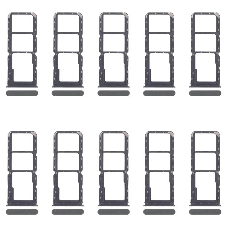 For Realme C67 4G RMX3890 10pcs Original SIM Card Tray + SIM Card Tray + Micro SD Card Tray, For Realme C67 4G(Original,Light Green), For Realme C67 4G(Original)