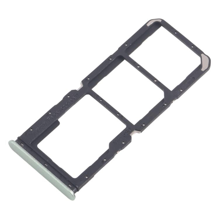 For Realme C67 4G RMX3890 10pcs Original SIM Card Tray + SIM Card Tray + Micro SD Card Tray, For Realme C67 4G(Original,Light Green), For Realme C67 4G(Original)