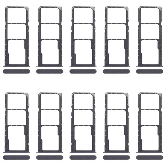 For Realme C51s CPH2641 10pcs Original SIM Card Tray + SIM Card Tray + Micro SD Card Tray, For Realme C51s (Original)